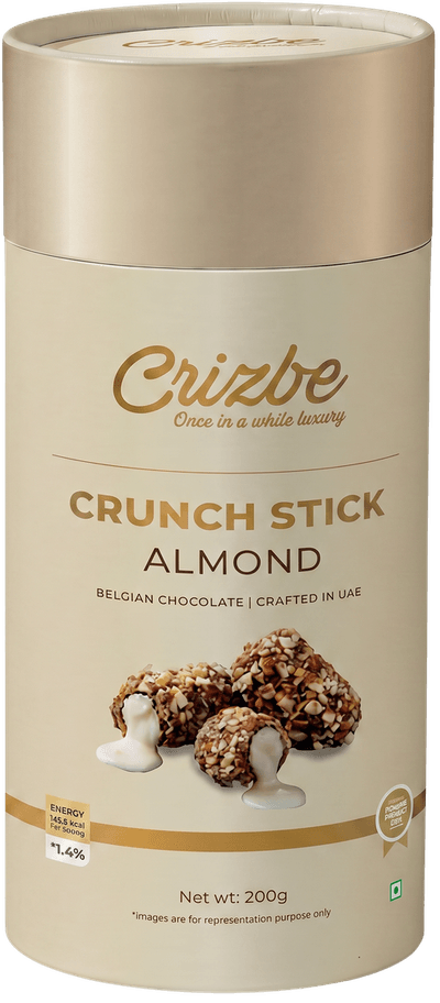 Crizbe Almond Premium Crunch Stick Bottle